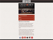 Tablet Screenshot of crushnbrew.com